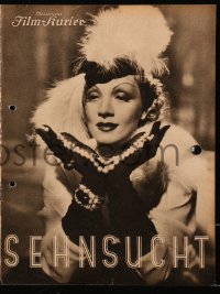 5f0116 DESIRE German program 1936 different images of sexy Marlene Dietrich & Gary Cooper!