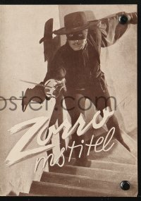 5f0069 MARK OF ZORRO Czech program 1947 masked hero Tyrone Power, Linda Darnell, different images!