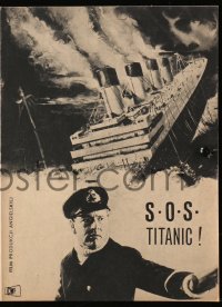 5f0028 NIGHT TO REMEMBER Polish program 1958 English biography, S.O.S. Titanic, Kenneth More!