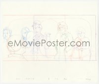 5g0181 KING OF THE HILL animation art 2000s cartoon pencil drawing of Dale & Nancy!