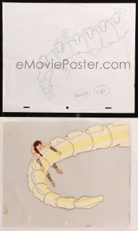 5g0158 CONAN THE ADVENTURER group of 4 animation cels & 2 preliminary sketches 1990s fantasy art!