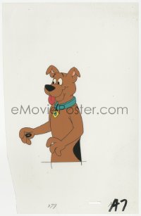5g0144 SCOOBY-DOO animation cel 1990s cartoon art of the famous crime-solving canine!