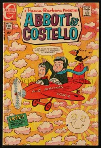 5g0595 ABBOTT & COSTELLO #19 comic book February 1971 Hanna-Barbera, Bud & Lou in airplane!