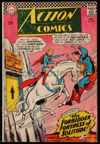 5g0560 ACTION COMICS #336 comic book April 1966 Superman and The Forbidden Fortress of Solitude!