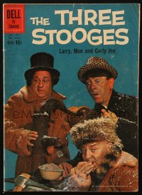 5g0623 THREE STOOGES #1078 comic book April 1960 Larry, Moe & Curly Joe, Four Color series II!