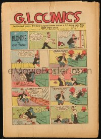 5g0455 G.I. COMICS #12 comic book 1945 Blondie, Smilin' Jack, Donald Duck, Susie Q. Smith & more!