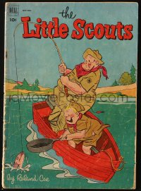 5g0491 LITTLE SCOUTS #6 comic book October/December 1952 great cartoon art by Roland Coe!