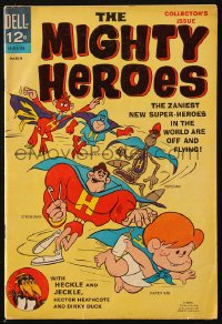 5g0500 MIGHTY HEROES #1 comic book March 1967 zaniest new super-heroes in the world, first issue!