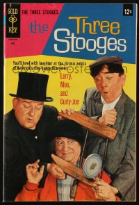 5g0634 THREE STOOGES #39 comic book June 1968 Larry, Moe & Curly-Joe, reprinted by popular demand!