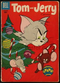 5g0548 TOM & JERRY #149 comic book December 1956 wacky stories of the famous cartoon cat & mouse!