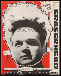 5g0065 ERASERHEAD promo cut-out mask R1980s directed by David Lynch, wacky Jack Nance face mask!