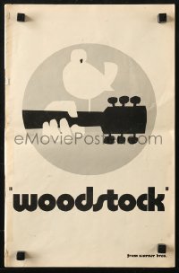 5g1026 WOODSTOCK int'l pressbook 1970 documentary of the most legendary rock 'n' roll concert!