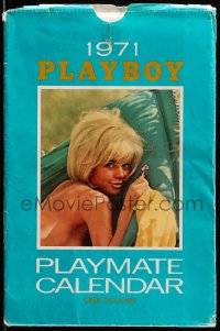 5g0135 PLAYBOY calendar 1971 a different nude Playmate for each month!