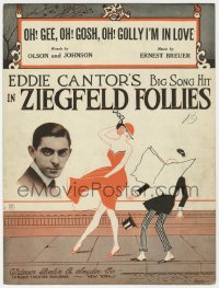 5g0410 ZIEGFELD FOLLIES 1923 stage play sheet music 1923 Oh! Gee, Oh! Gosh, Oh! Golly I'm in Love!
