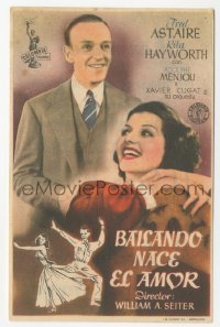 5g0232 YOU WERE NEVER LOVELIER Spanish herald 1946 different image of Fred Astaire & Rita Hayworth!