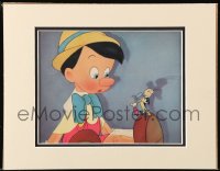5g0016 PINOCCHIO 10x12 art print 1940 Disney, originally 13x15, trimmed and matted to the image!