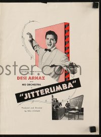 5g0798 JITTERUMBA pressbook 1947 Desi Arnaz and His Orchestra, Judy Clark & Dulcina dancing!