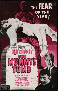 5g0858 MUMMY'S TOMB pressbook R1948 bandaged monster Lon Chaney Jr., Universal horror, great images!
