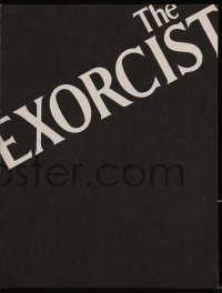 5g0078 EXORCIST screening program 1974 William Friedkin, Max Von Sydow, Blatty horror classic!