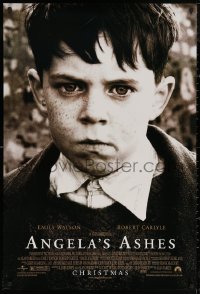 5h0792 ANGELA'S ASHES advance DS 1sh 1999 Alan Parker, black-and-white close-up of freckled boy!