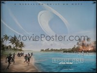 5h0056 ROGUE ONE teaser DS British quad 2016 Star Wars Story, Jones, great use of horizontal format!
