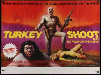 5h0059 TURKEY SHOOT British quad 1972 Steve Railsback, Olivia Hussey, humans are the prey!
