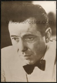 5h0583 HUMPHREY BOGART 26x38 German commercial poster 1980s great b/w close-up image of Bogey!