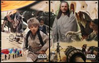 5h0617 PHANTOM MENACE group of 4 17x22 Canadian commercial posters 1999 Lucas, Star Wars Episode I!