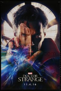 5h0883 DOCTOR STRANGE teaser DS 1sh 2016 sci-fi image of Benedict Cumberbatch in the title role!