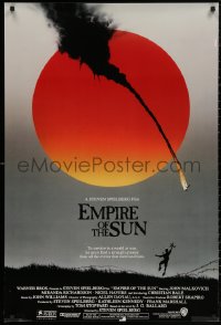 5h0888 EMPIRE OF THE SUN advance 1sh 1987 Stephen Spielberg, John Malkovich, first Christian Bale!