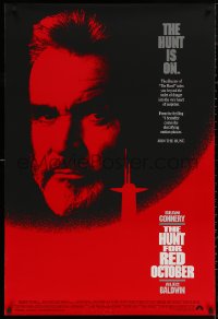 5h0936 HUNT FOR RED OCTOBER int'l 1sh 1990 Russian military submarine captain Sean Connery!