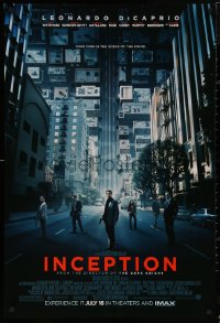 5h0939 INCEPTION advance DS 1sh 2010 Christopher Nolan, Leonardo DiCaprio, Gordon-Levitt!
