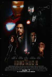 5h0953 IRON MAN 2 int'l advance 1sh 2010 Marvel, Downey Jr, Cheadle, Paltrow, Scarlett Johansson!
