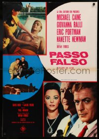5h0043 DEADFALL Italian 26x37 pbusta 1968 Michael Caine, Giovanna Ralli, directed by Bryan Forbes!