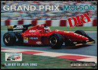 5h0670 CANADIAN GRAND PRIX 19x27 Canadian special poster 1995 image of Formula One car on track!