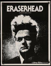 5h0685 ERASERHEAD 17x22 special poster R1980s David Lynch, Jack Nance, surreal fantasy horror!