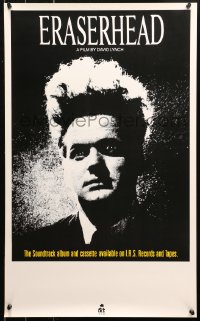 5h0330 ERASERHEAD 17x28 music poster 1982 David Lynch, Jack Nance, surreal fantasy horror!