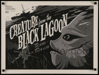 5h0380 TOM WHALEN'S UNIVERSAL MONSTERS #37/70 18x24 art print 2013 Creature From the Black Lagoon!
