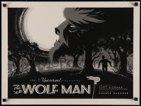 5h0385 TOM WHALEN'S UNIVERSAL MONSTERS #37/70 Variant Edition 18x24 art print 2013 The Wolf Man!