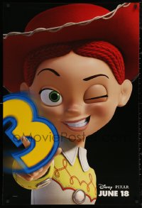5h1168 TOY STORY 3 advance DS 1sh 2010 Disney & Pixar, close-up of cowgirl Jessie!