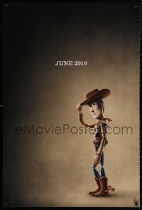 5h1170 TOY STORY 4 teaser DS 1sh 2019 Walt Disney, Pixar, Hanks voices Woody who is tipping his hat!