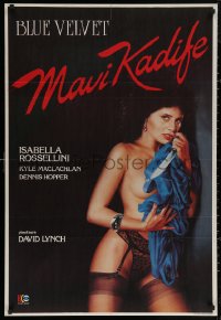 5h0002 BLUE VELVET Turkish 1988 directed by David Lynch, sexy Isabella Rossellini, Kyle MacLachlan!