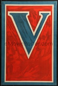 5h0468 V 20x30 WWI war poster 1917 red, white and blue art for Liberty Loan campaign!