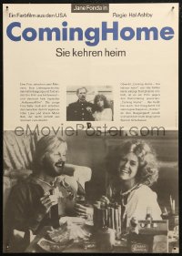 5j0064 COMING HOME East German 16x23 1982 Jane Fonda, Jon Voight, Bruce Dern, Hal Ashby!