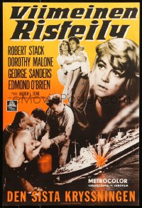 5j0183 LAST VOYAGE Finnish 1960 91 minutes of the most intense suspense in motion picture history!