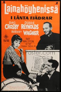 5j0211 SAY ONE FOR ME Finnish 1959 Bing Crosby, sexy Debbie Reynolds, Robert Wagner!