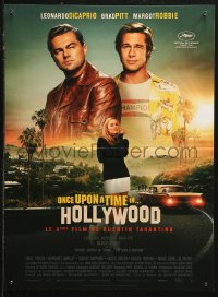 5j0377 ONCE UPON A TIME IN HOLLYWOOD French 15x21 2019 Brad Pitt, DiCaprio and Robbie, Tarantino!
