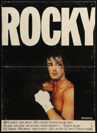 5j0386 ROCKY French 16x22 1976 boxer Sylvester Stallone with Talia Shire!
