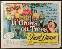5j0916 IT GROWS ON TREES style B 1/2sh 1952 Irene Dunne, Dean Jagger, wild picking money off tree image!