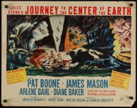 5j0920 JOURNEY TO THE CENTER OF THE EARTH 1/2sh 1959 Jules Verne, great sci-fi monster artwork!